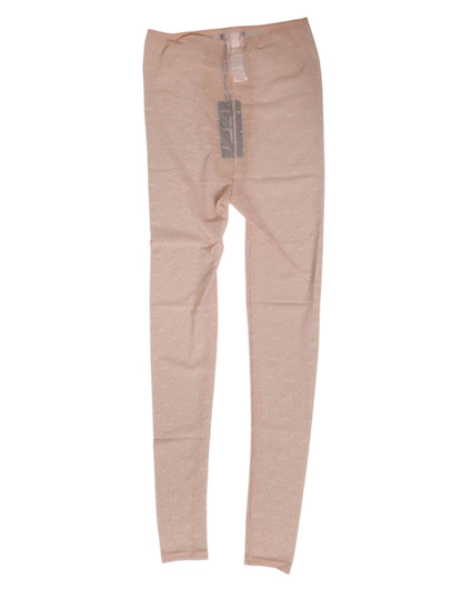 Dolce & Gabbana Beige Nylon Logo Lace Leggings Pants Underwear – IT2 | S par Dolce & Gabbana | Disponible sur Sandy Store ByNet