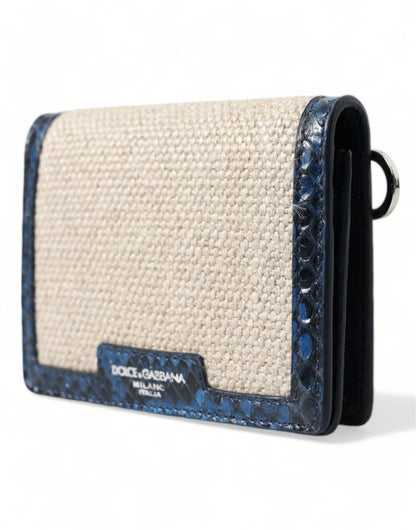 Dolce & Gabbana Beige Raffia Blue Leather Trim Mini Shoulder Purse Crossbody Bag – par Dolce & Gabbana | Disponible sur Sandy Store ByNet