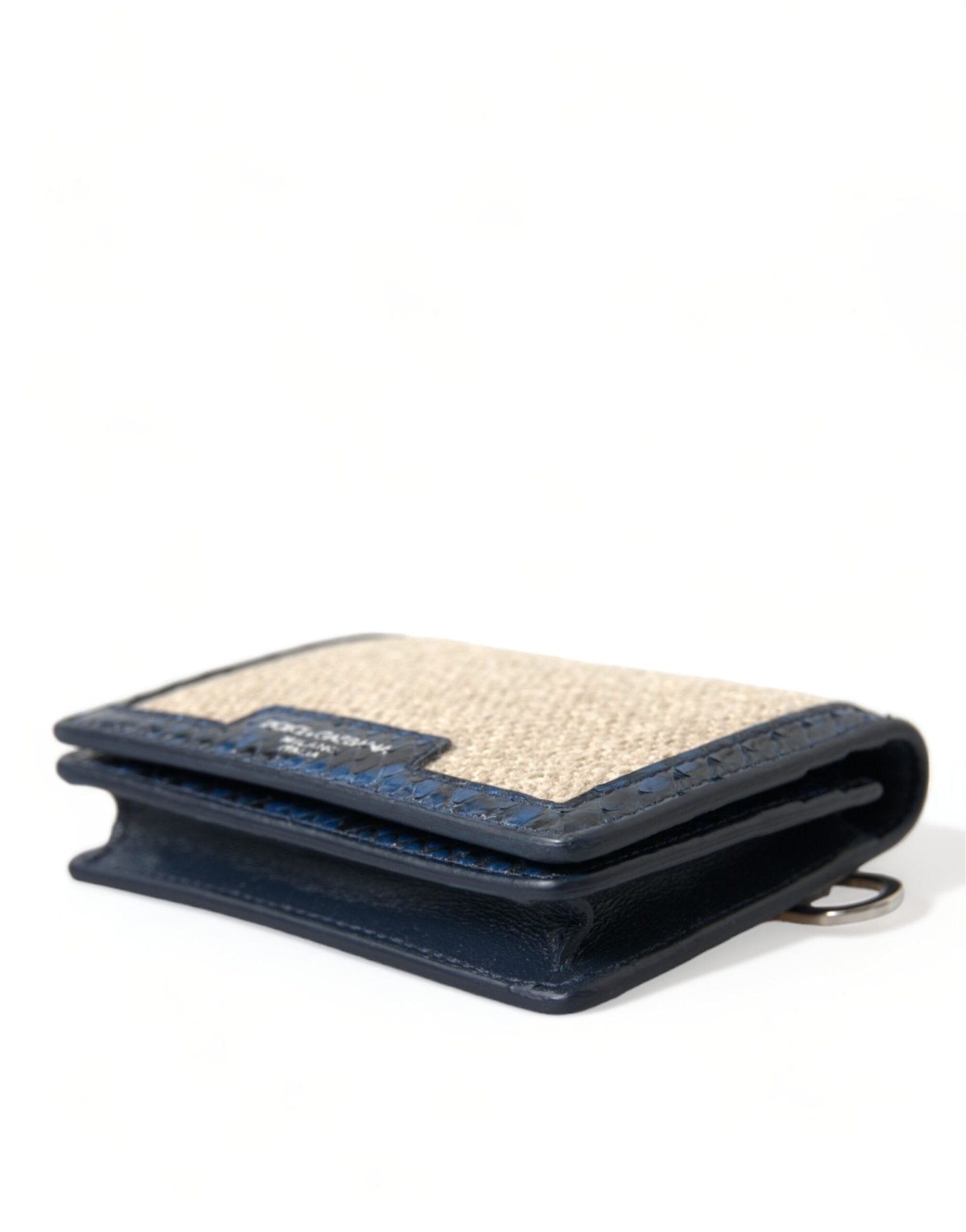 Dolce & Gabbana Beige Raffia Blue Leather Trim Mini Shoulder Purse Crossbody Bag – par Dolce & Gabbana | Disponible sur Sandy Store ByNet