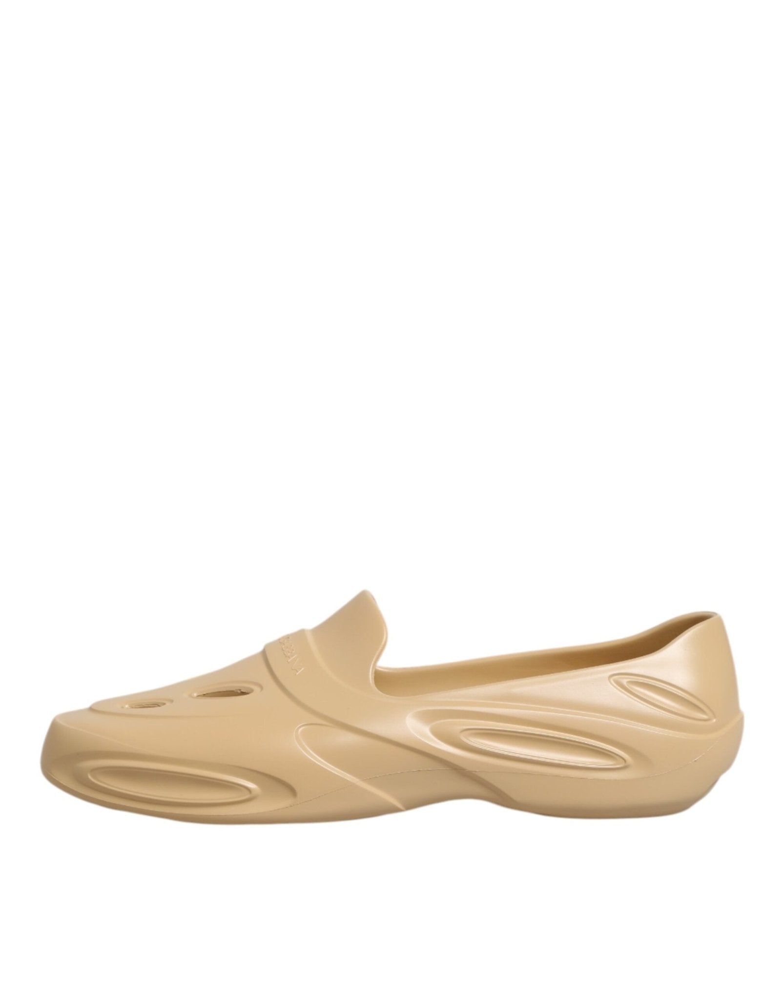 Dolce & Gabbana Beige Rubber Slides Low Top Sneakers Shoes – EU44/US11 par Dolce & Gabbana | Disponible sur Sandy Store ByNet