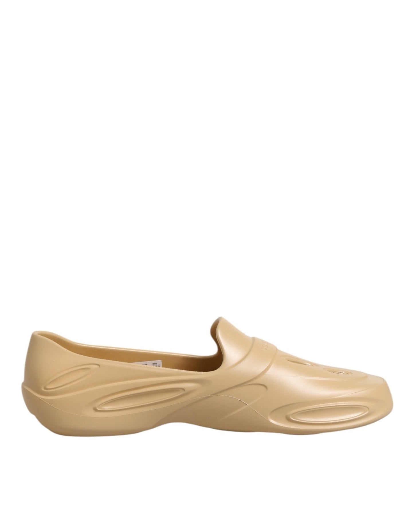 Dolce & Gabbana Beige Rubber Slides Low Top Sneakers Shoes – EU44/US11 par Dolce & Gabbana | Disponible sur Sandy Store ByNet
