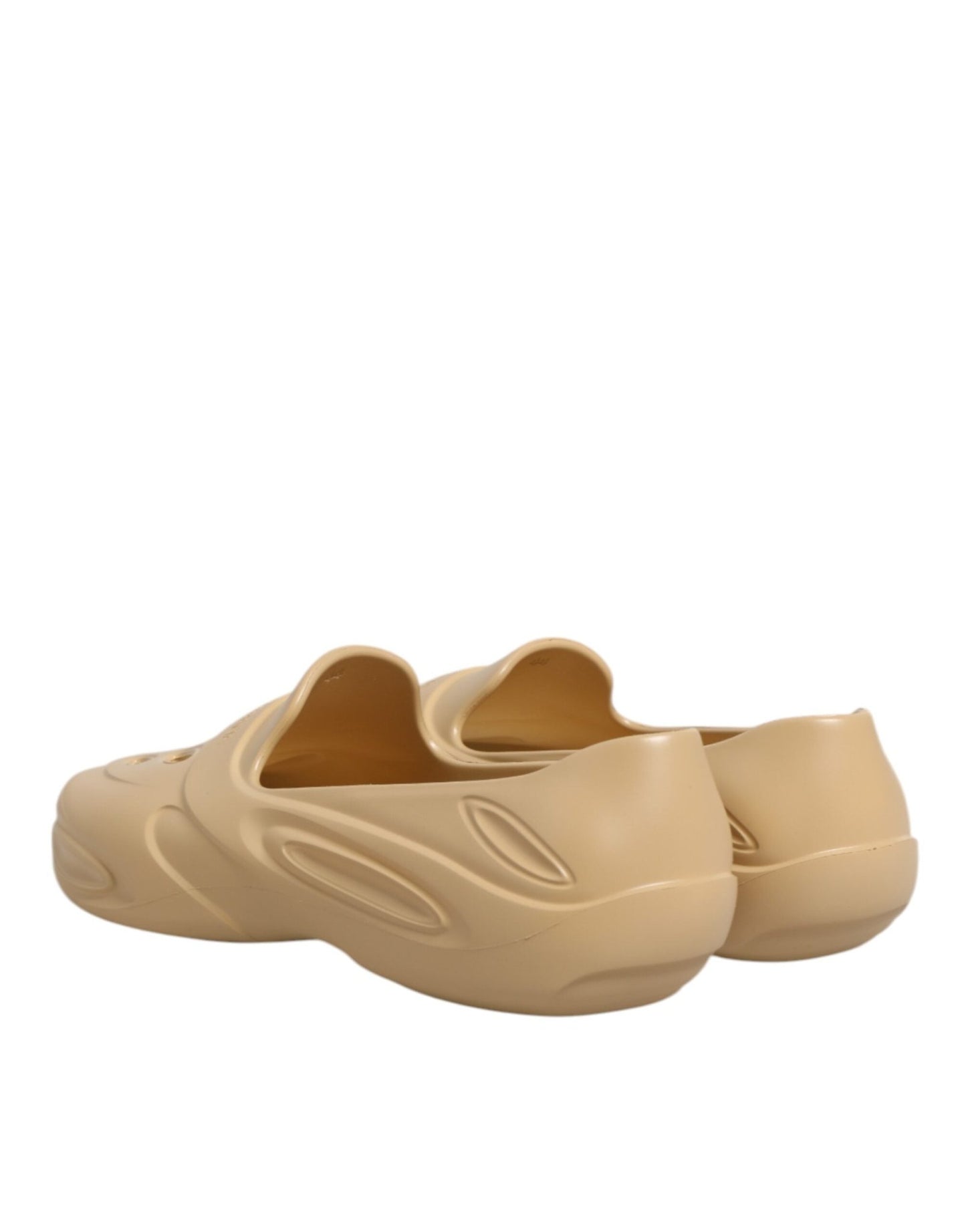 Dolce & Gabbana Beige Rubber Slides Low Top Sneakers Shoes – EU44/US11 par Dolce & Gabbana | Disponible sur Sandy Store ByNet