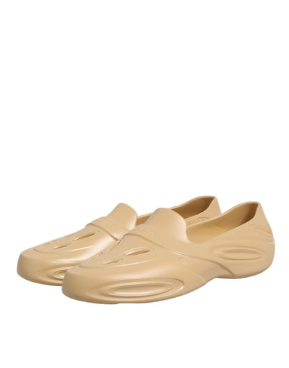 Dolce & Gabbana Beige Rubber Slides Low Top Sneakers Shoes – EU44/US11 par Dolce & Gabbana | Disponible sur Sandy Store ByNet