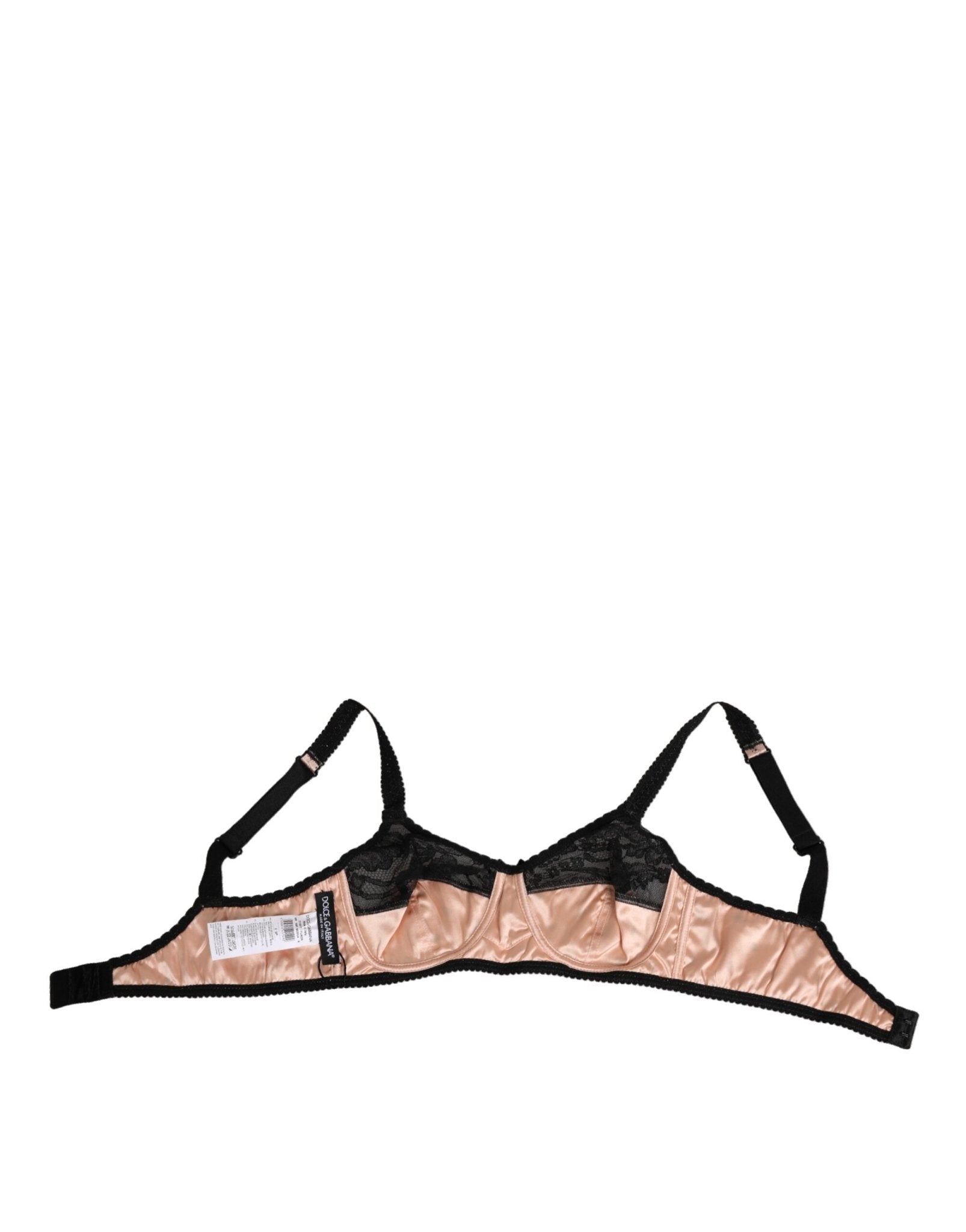 Dolce & Gabbana Beige Silk Heart Print Soft Cup Bra Underwear – IT2 | S par Dolce & Gabbana | Disponible sur Sandy Store ByNet