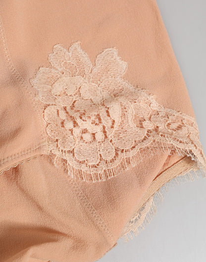 Dolce & Gabbana Beige Silk Stretch High Waist Girdle Underwear – IT2 | S par Dolce & Gabbana | Disponible sur Sandy Store ByNet