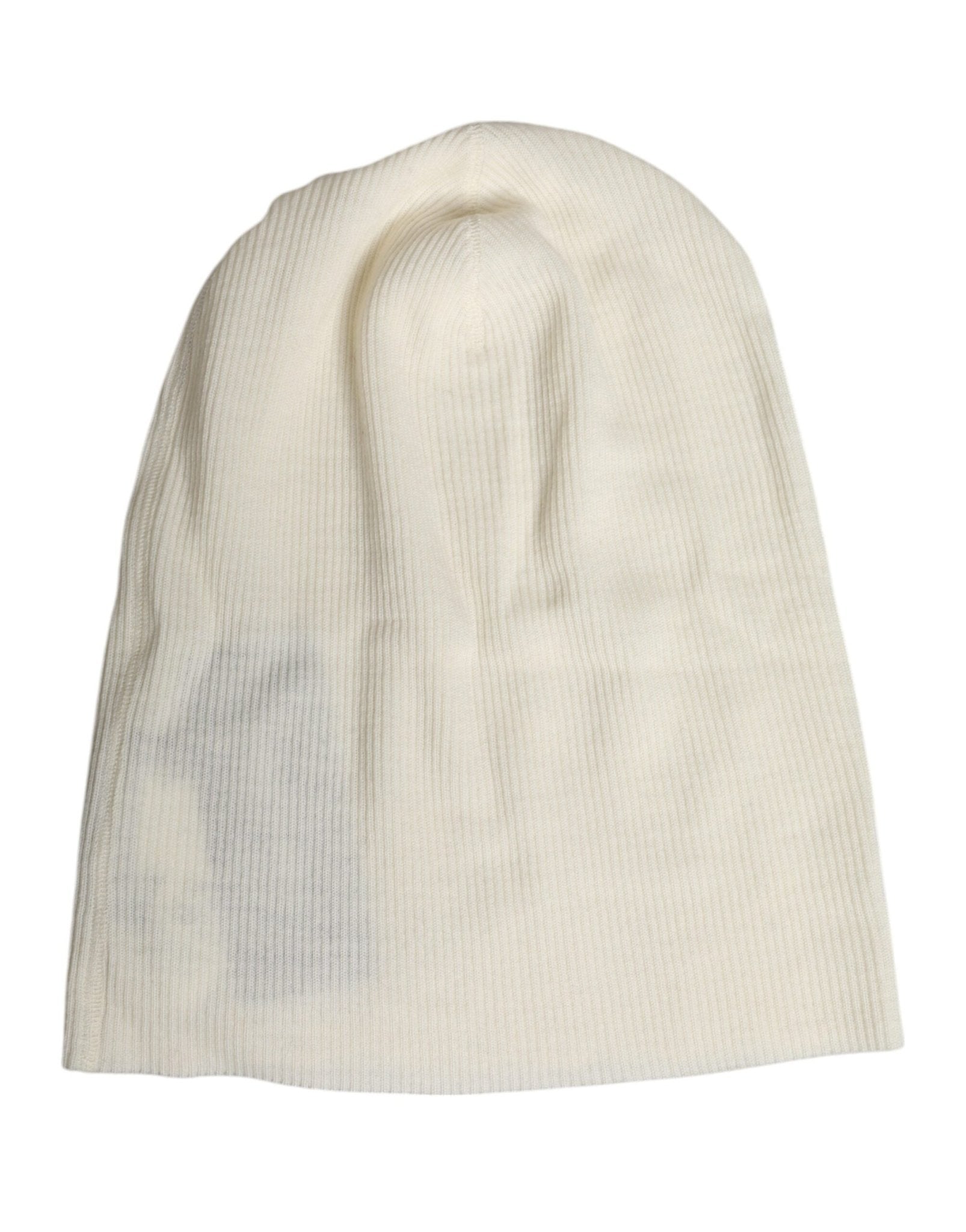 Dolce & Gabbana Beige Wool Blend Knitted Beanie Cap - Sandy Store ByNet