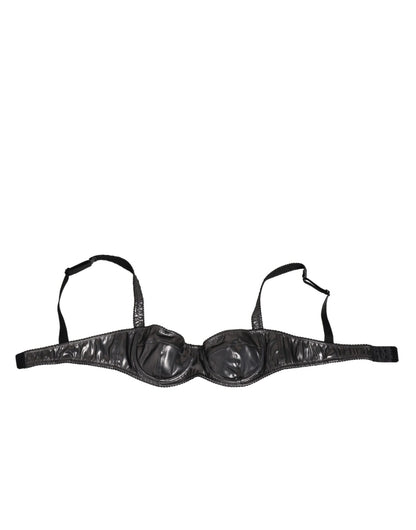 Dolce & Gabbana Black Acetate Stretch Balconette Bra Underwear – IT2 | S par Dolce & Gabbana | Disponible sur Sandy Store ByNet
