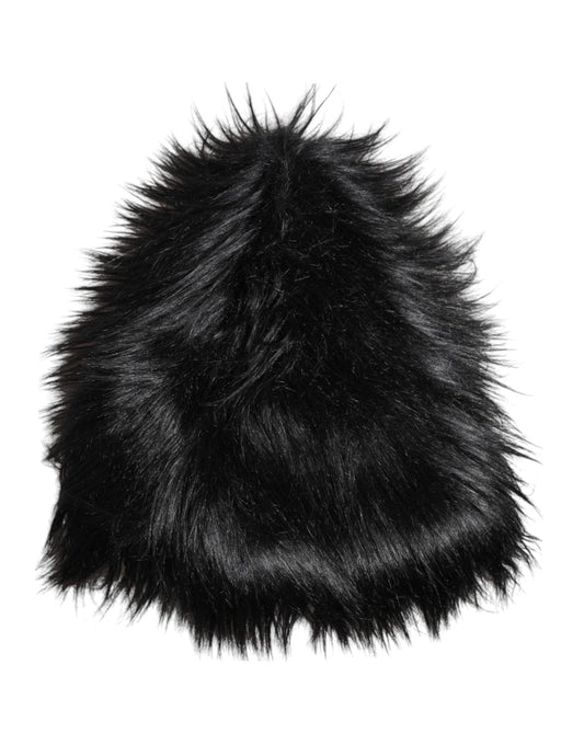Dolce & Gabbana Black Acrylic Fur Womens Bucket Hat – 58 cm|M par Dolce & Gabbana | Disponible sur Sandy Store ByNet
