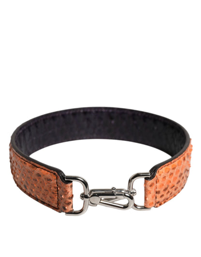 Dolce & Gabbana Black Beige Exotic Leather Bag Shoulder Strap – par Dolce & Gabbana | Disponible sur Sandy Store ByNet