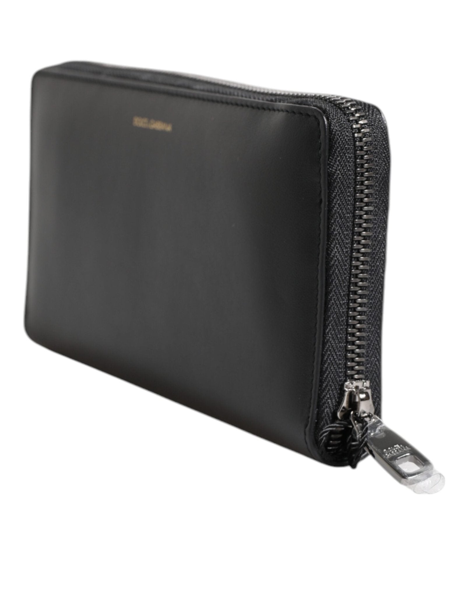 Dolce & Gabbana Black Blue Exotic Leather Embossed Continental Wallet - Sandy Store ByNet