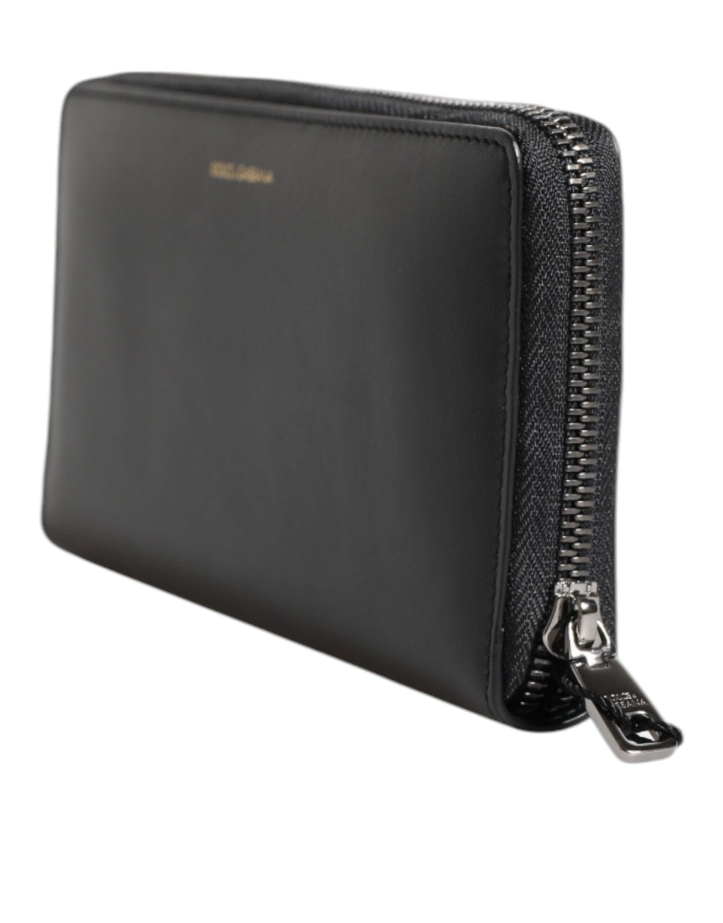 Dolce & Gabbana Black Blue Exotic Leather Embossed Continental Wallet - Sandy Store ByNet