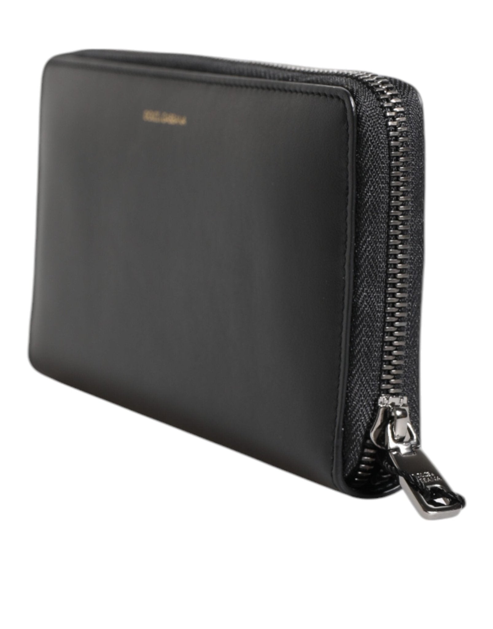 Dolce & Gabbana Black Blue Exotic Leather Embossed Continental Wallet - Sandy Store ByNet