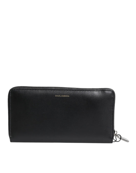 Dolce & Gabbana Black Blue Exotic Leather Embossed Continental Wallet - Sandy Store ByNet