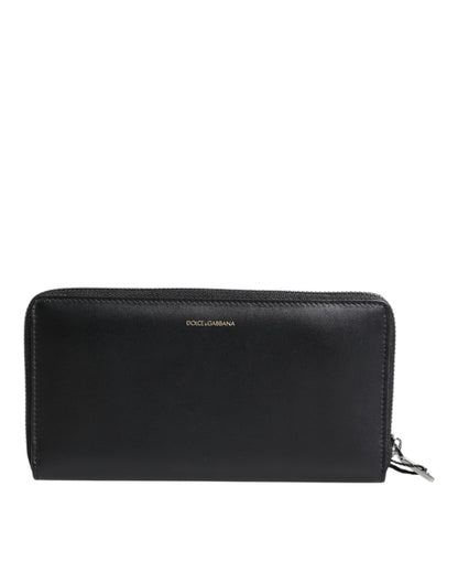 Dolce & Gabbana Black Blue Exotic Leather Embossed Continental Wallet - Sandy Store ByNet
