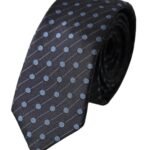Dolce & Gabbana Black Blue Polka Dot Silk Adjustable Men Tie – par Dolce & Gabbana | Disponible sur Sandy Store ByNet