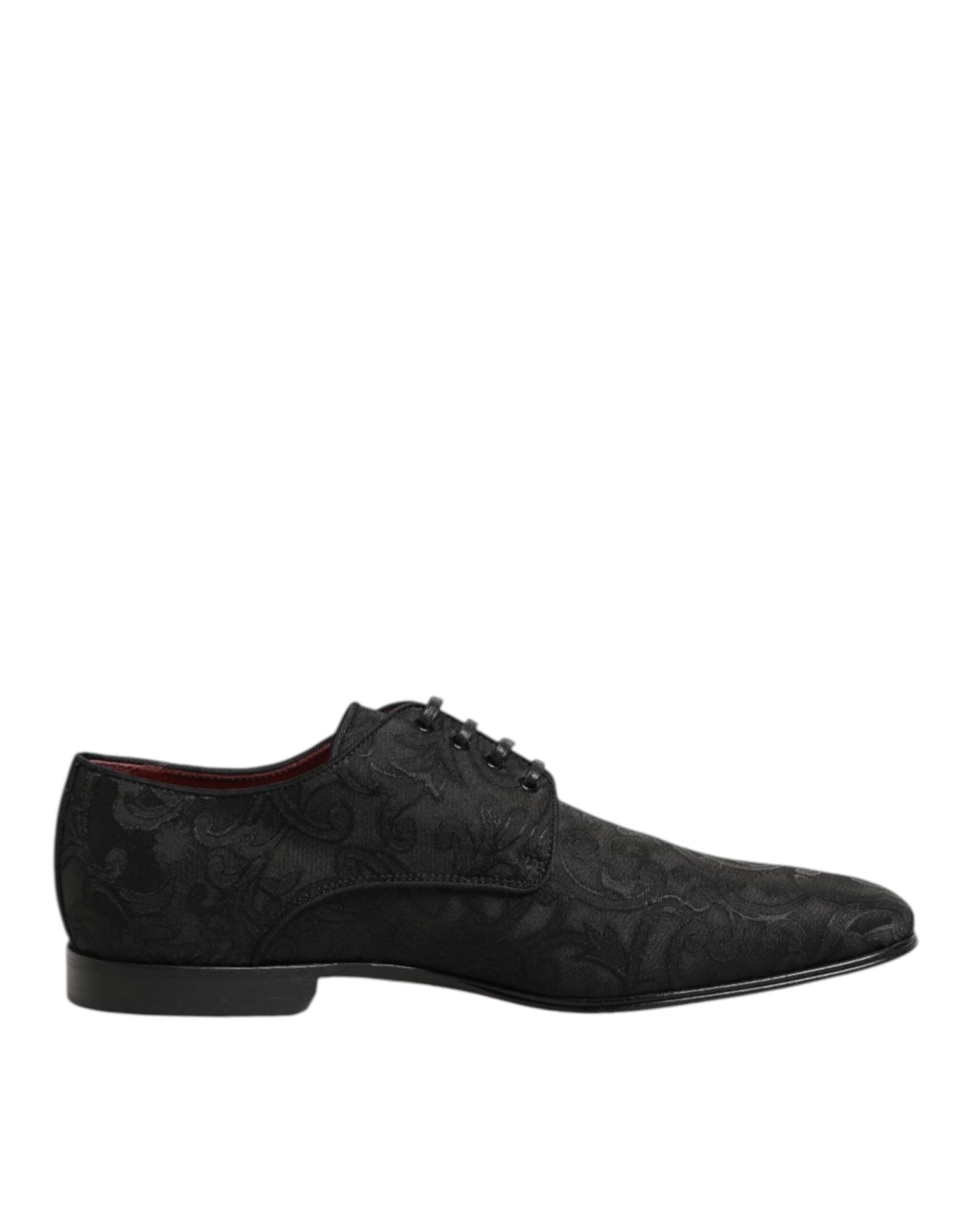 Dolce & Gabbana Black Brocade Lace Up Derby Men Dress Shoes – EU 39 | US 6 par Dolce & Gabbana | Disponible sur Sandy Store ByNet