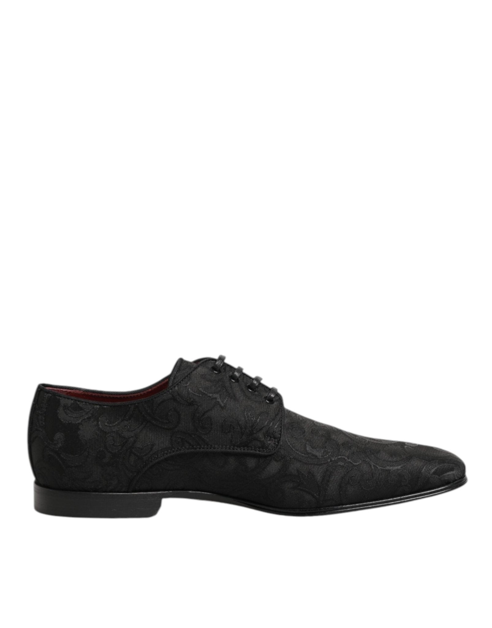 Dolce & Gabbana Black Brocade Lace Up Derby Men Dress Shoes – EU 39 | US 6 par Dolce & Gabbana | Disponible sur Sandy Store ByNet