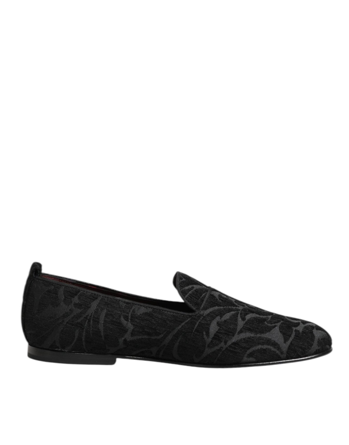 Dolce & Gabbana Black Brocade Loafers Slip On Men Dress Shoes – EU40/US7 par Dolce & Gabbana | Disponible sur Sandy Store ByNet