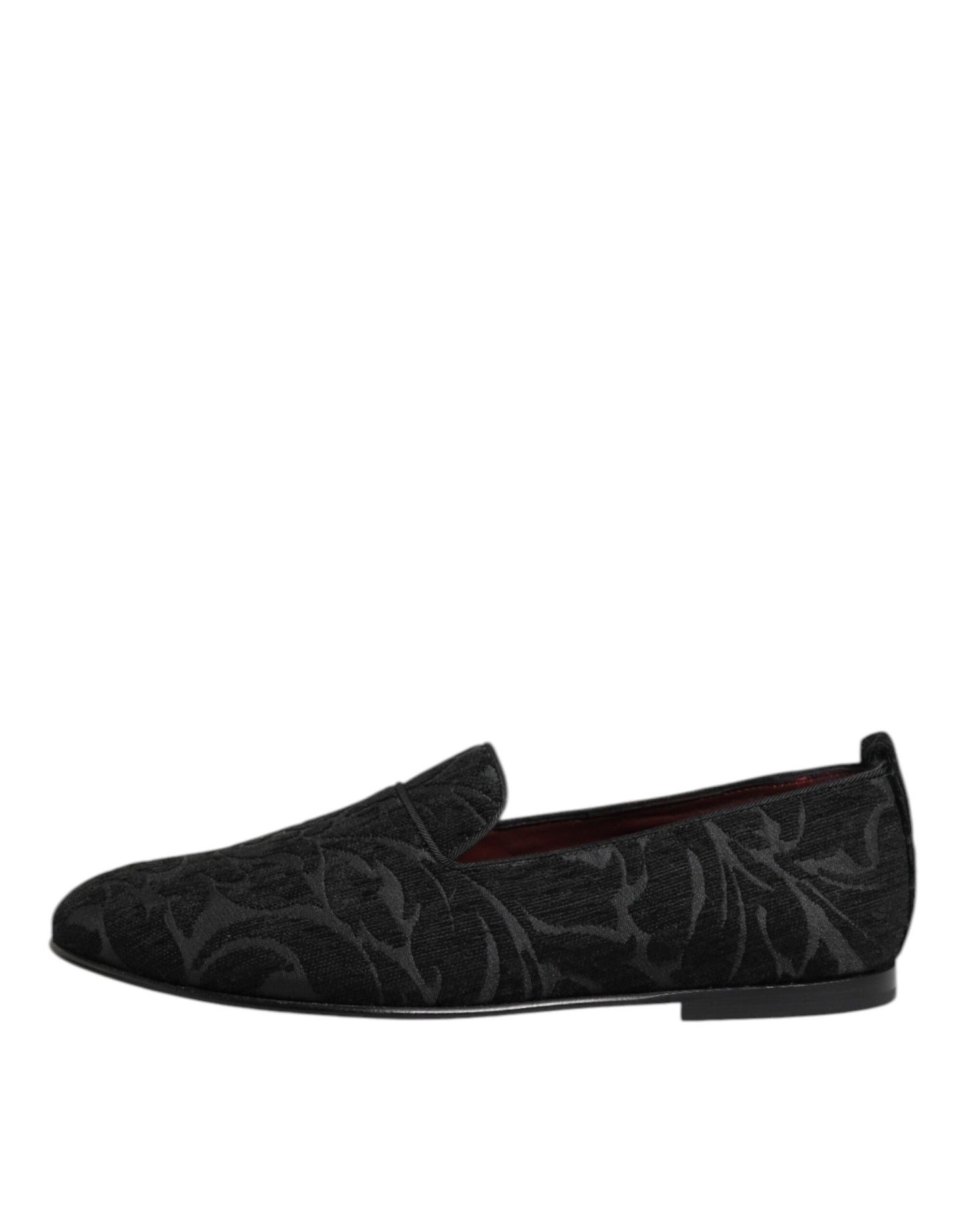 Dolce & Gabbana Black Brocade Loafers Slip On Men Dress Shoes – EU40/US7 par Dolce & Gabbana | Disponible sur Sandy Store ByNet