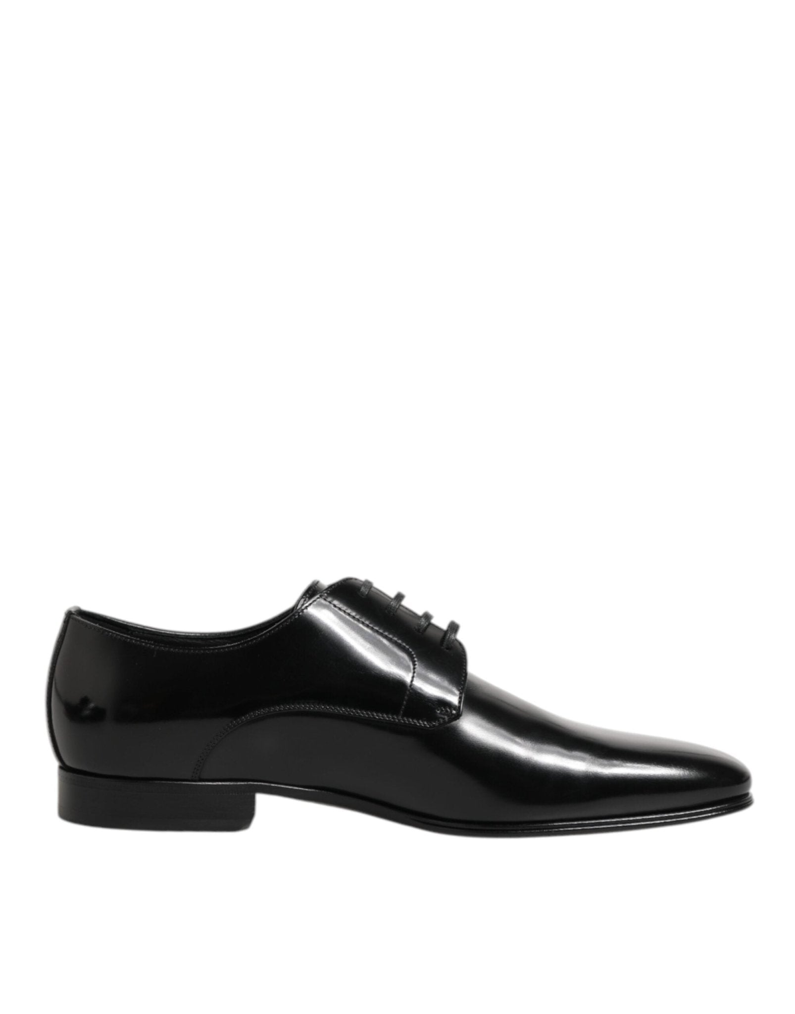 Dolce & Gabbana Black Calfskin Leather Derby Men Dress Shoes – EU 42 | US 9 par Dolce & Gabbana | Disponible sur Sandy Store ByNet