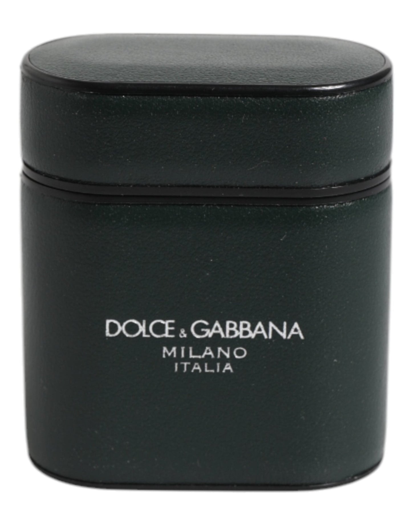 Dolce & Gabbana Black Calfskin Leather Logo Print Flip Holder Airpods Case – par Dolce & Gabbana | Disponible sur Sandy Store ByNet