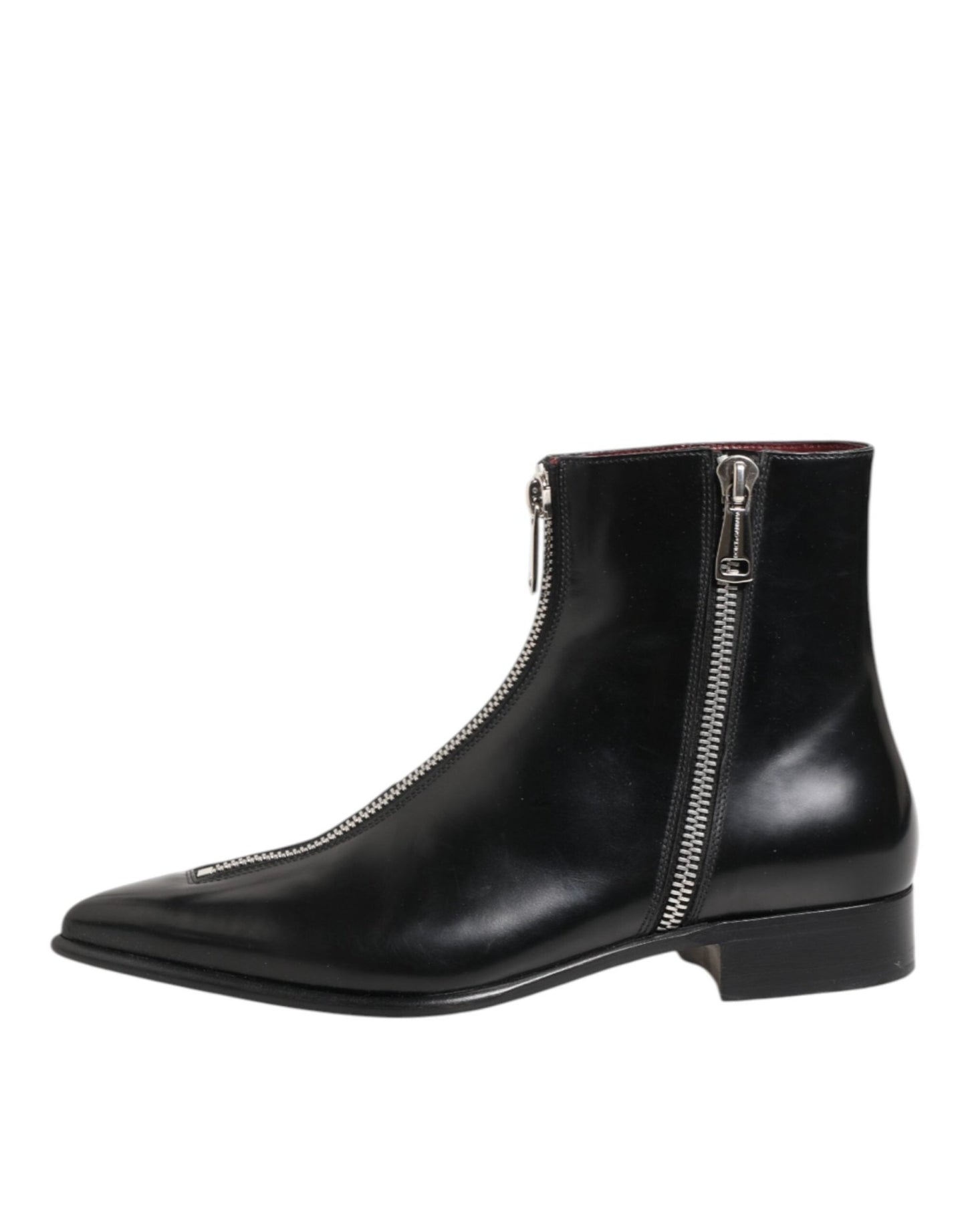 Dolce & Gabbana Black Calfskin Leather Men SHORT Boots Shoes – EU 41 | US 8 par Dolce & Gabbana | Disponible sur Sandy Store ByNet