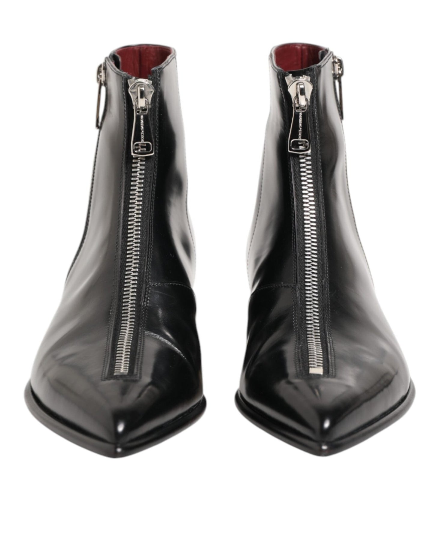 Dolce & Gabbana Black Calfskin Leather Men SHORT Boots Shoes – EU 41 | US 8 par Dolce & Gabbana | Disponible sur Sandy Store ByNet