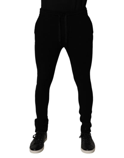 Dolce & Gabbana Black Cashmere Jogger Men Sweatpants Pants – IT48 | M par Dolce & Gabbana | Disponible sur Sandy Store ByNet