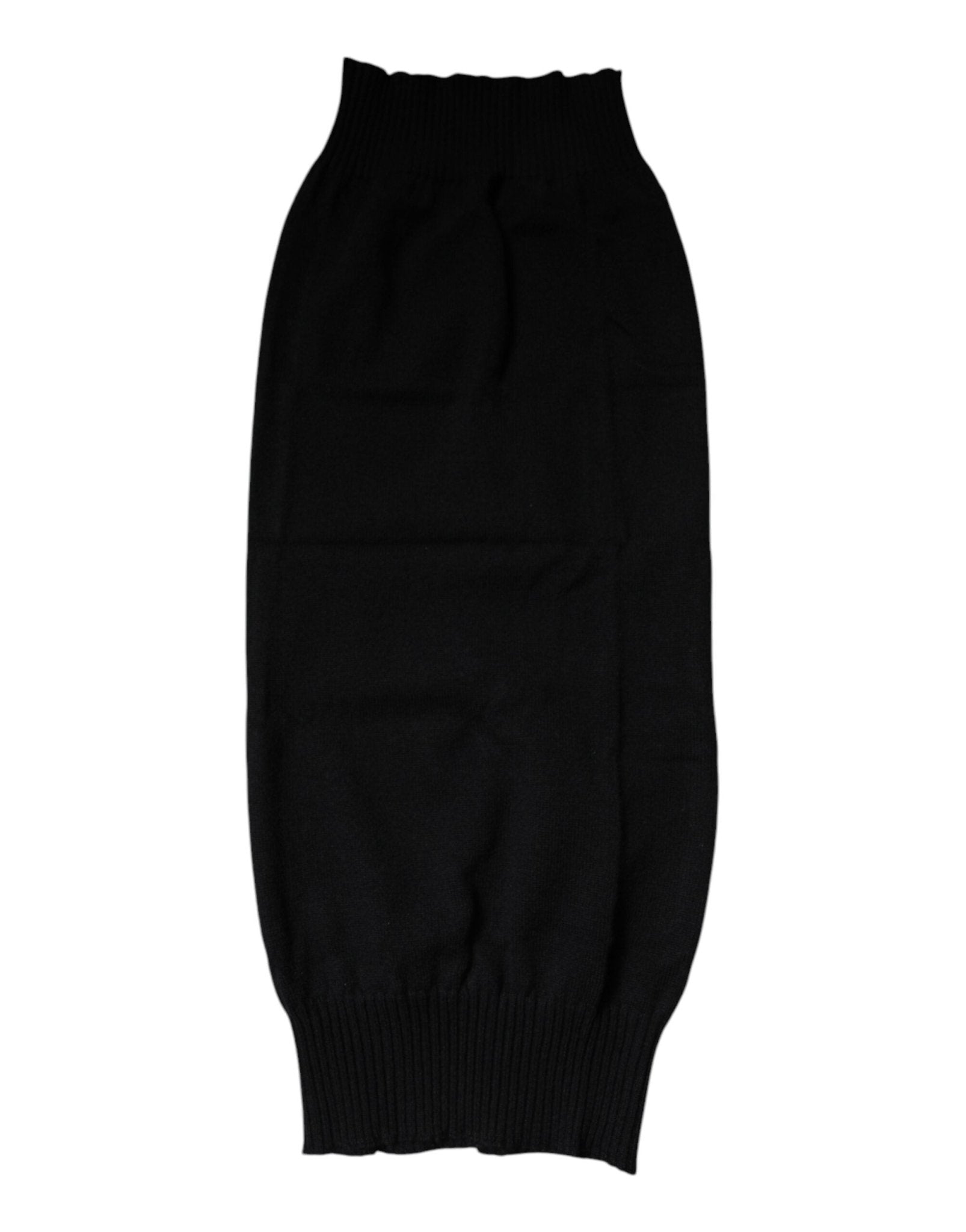 Dolce & Gabbana Black Cashmere Knitted Neck Warmer Foulard Scarf – par Dolce & Gabbana | Disponible sur Sandy Store ByNet