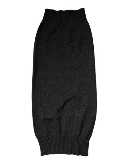Dolce & Gabbana Black Cashmere Knitted Neck Warmer Foulard Scarf – par Dolce & Gabbana | Disponible sur Sandy Store ByNet