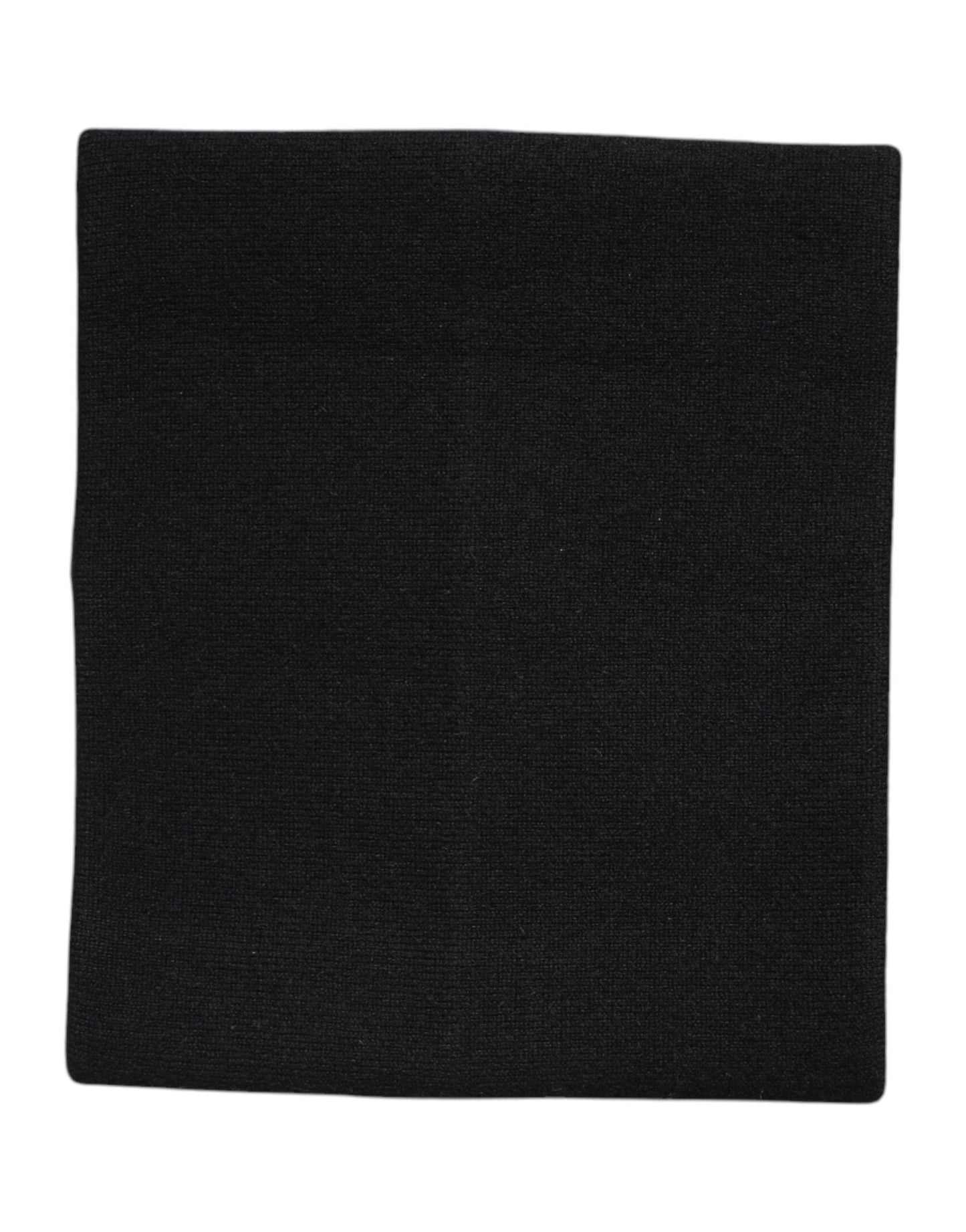 Dolce & Gabbana Black Cashmere Knitted Neck Warmer Foulard Scarf – par Dolce & Gabbana | Disponible sur Sandy Store ByNet