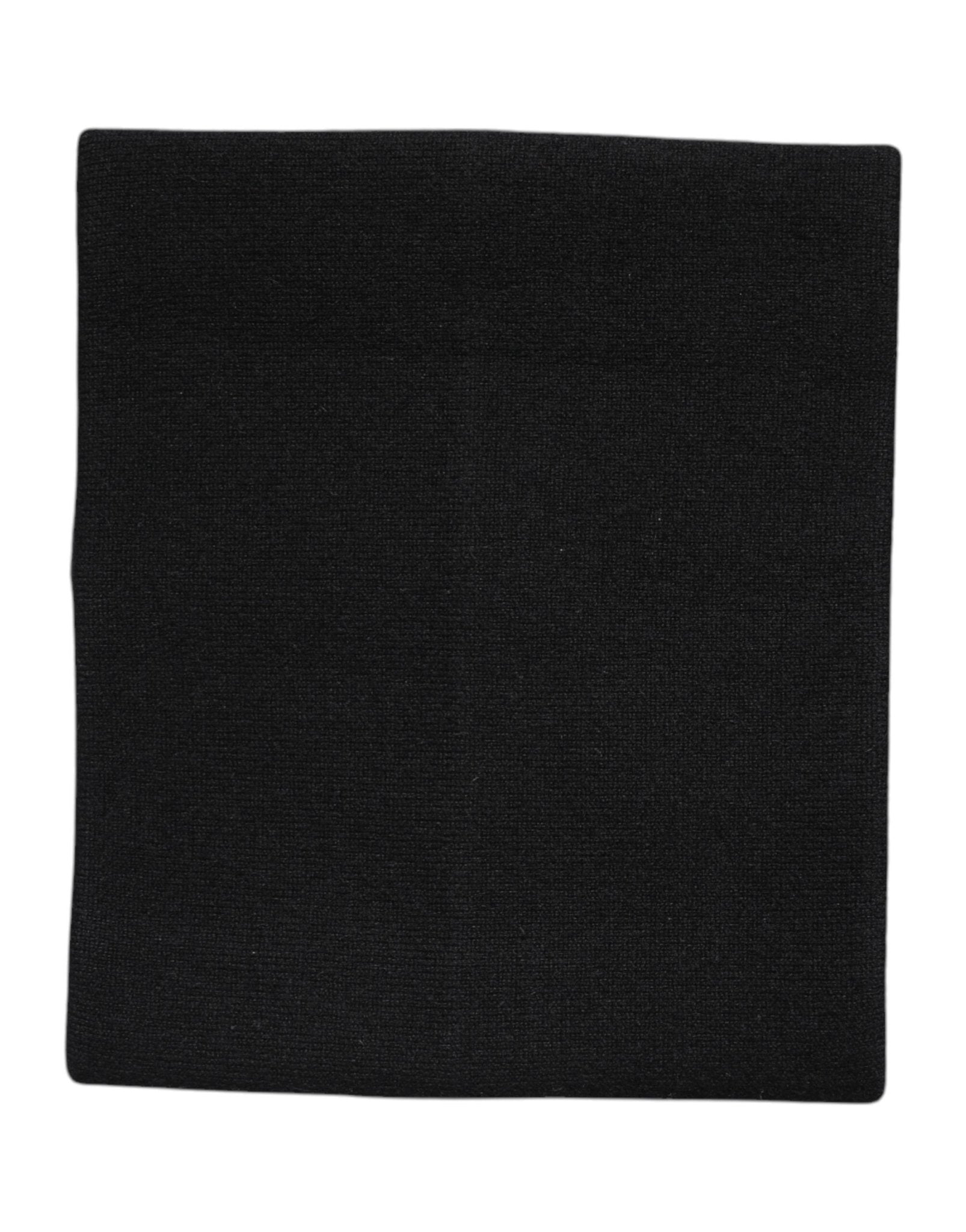 Dolce & Gabbana Black Cashmere Knitted Neck Warmer Foulard Scarf – par Dolce & Gabbana | Disponible sur Sandy Store ByNet