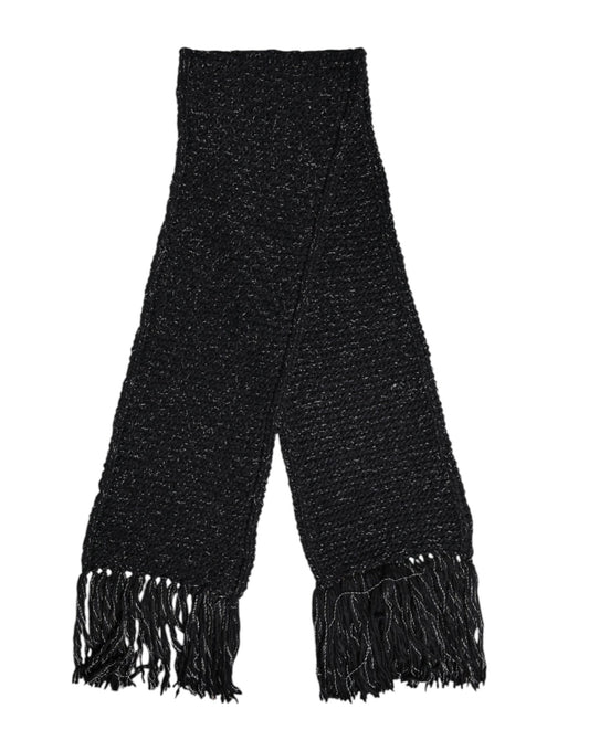 Dolce & Gabbana Black Cashmere Neck Warmer Wrap Shawl Scarf – par Dolce & Gabbana | Disponible sur Sandy Store ByNet