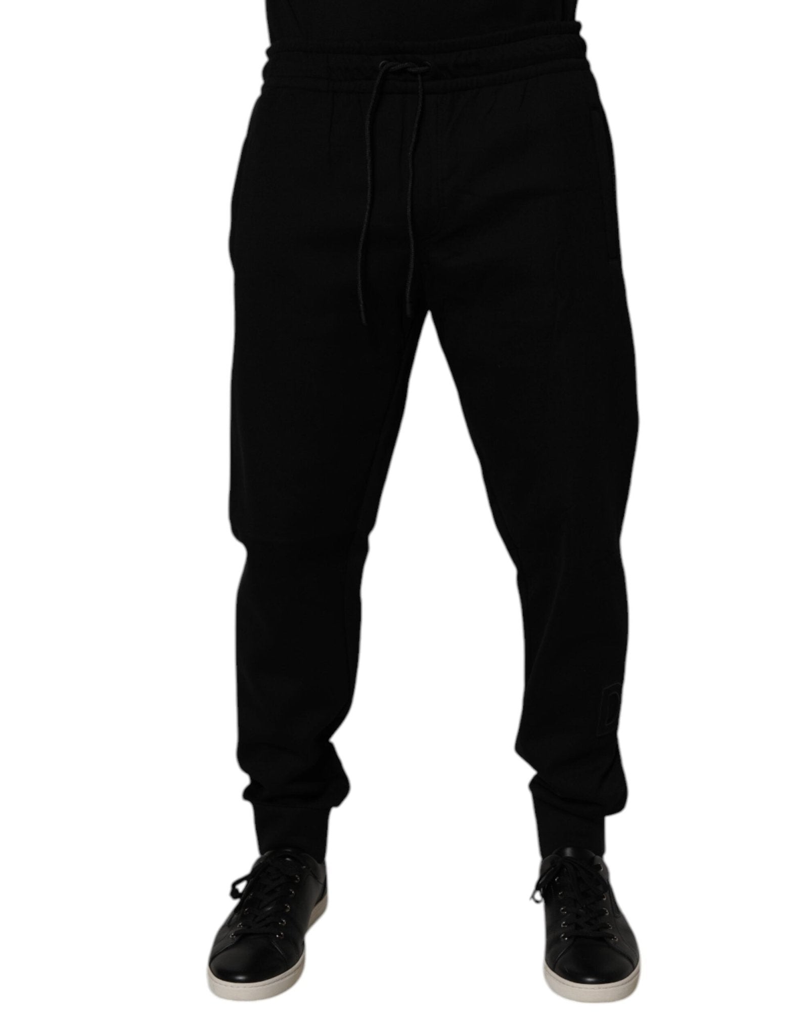 Dolce & Gabbana Black Cotton Blend Jogger Sweatpants Pants – IT50 | L par Dolce & Gabbana | Disponible sur Sandy Store ByNet