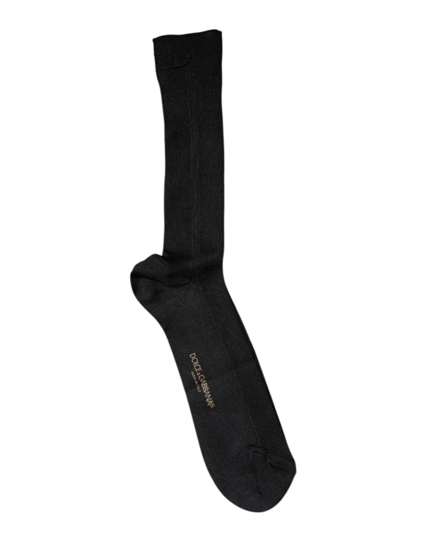 Dolce & Gabbana Black Cotton DG Logo Mid Calf Men Socks – M par Dolce & Gabbana | Disponible sur Sandy Store ByNet