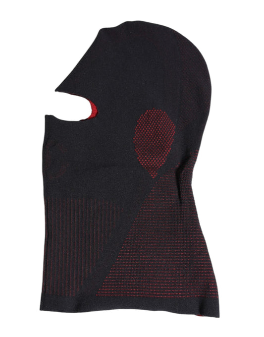 Dolce & Gabbana Black Cotton Knitted Ski Mask Balaclava Hat – par Dolce & Gabbana | Disponible sur Sandy Store ByNet