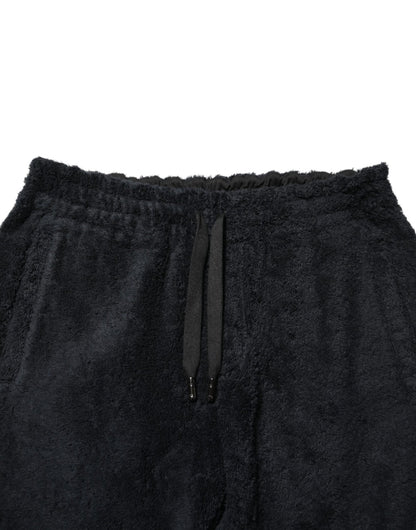 Dolce & Gabbana Black Cotton Logo Men Jogger Sweatpants Pants – IT46 | S par Dolce & Gabbana | Disponible sur Sandy Store ByNet