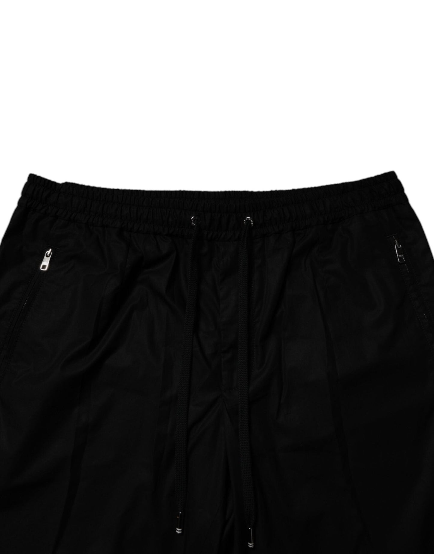 Dolce & Gabbana Black Cotton Men Jogger Sweatpants Pants - Sandy Store ByNet