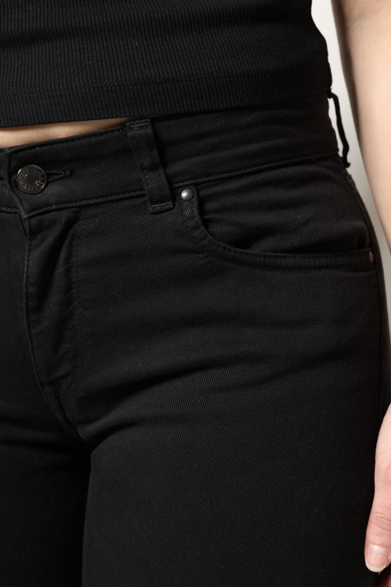 Dolce & Gabbana Black Cotton Mid Waisted Skinny Denim Jeans - Sandy Store ByNet