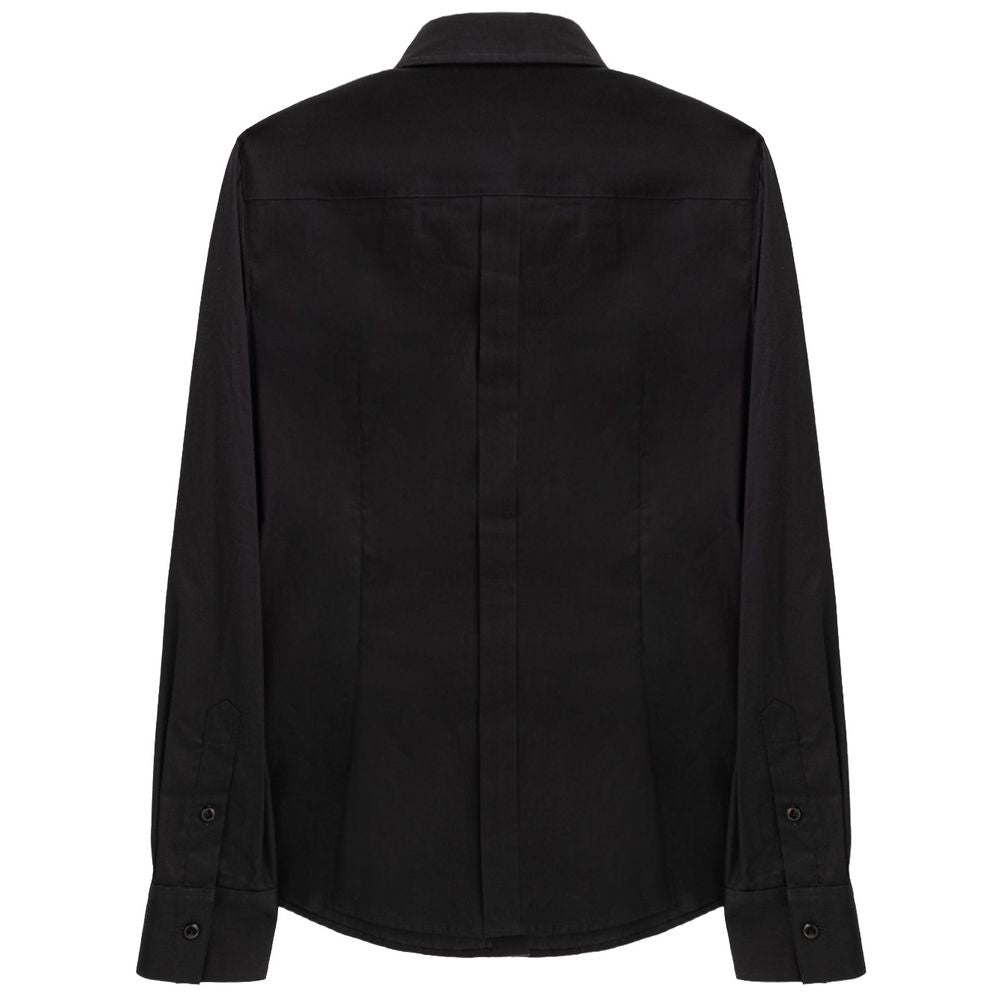 Dolce & Gabbana Black Cotton Shirt - Sandy Store ByNet