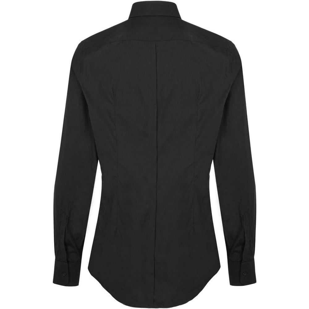 Dolce & Gabbana Black Cotton Shirt - Sandy Store ByNet