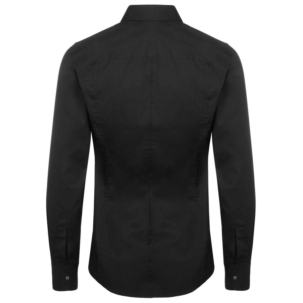 Dolce & Gabbana Black Cotton Shirt - Sandy Store ByNet