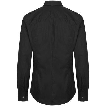 Dolce & Gabbana Black Cotton Shirt - Sandy Store ByNet