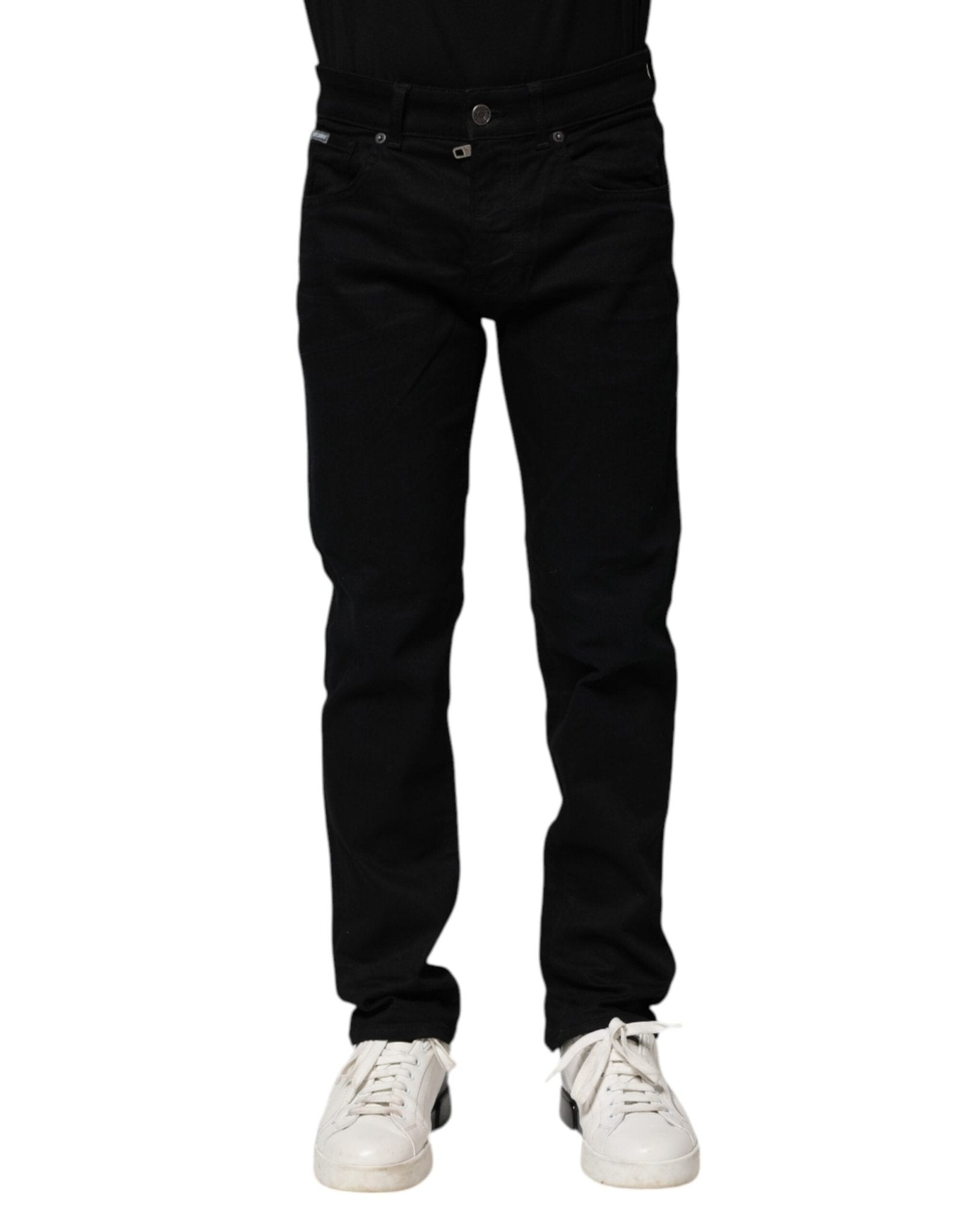Dolce & Gabbana Black Cotton Skinny Denim Jeans – IT44 | XS par Dolce & Gabbana | Disponible sur Sandy Store ByNet