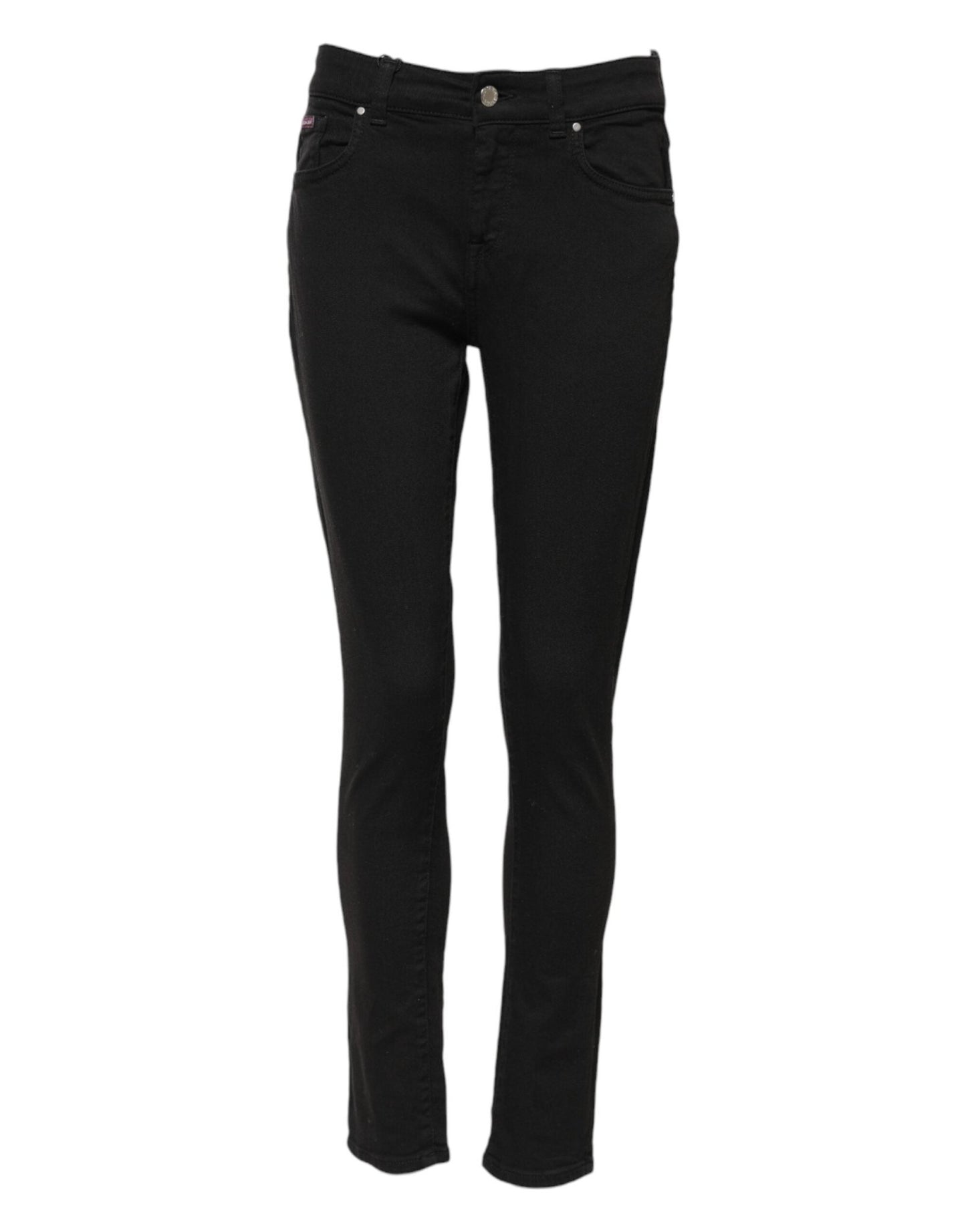 Dolce & Gabbana Black Cotton Skinny Mid Waist Denim Jeans – IT40|S par Dolce & Gabbana | Disponible sur Sandy Store ByNet