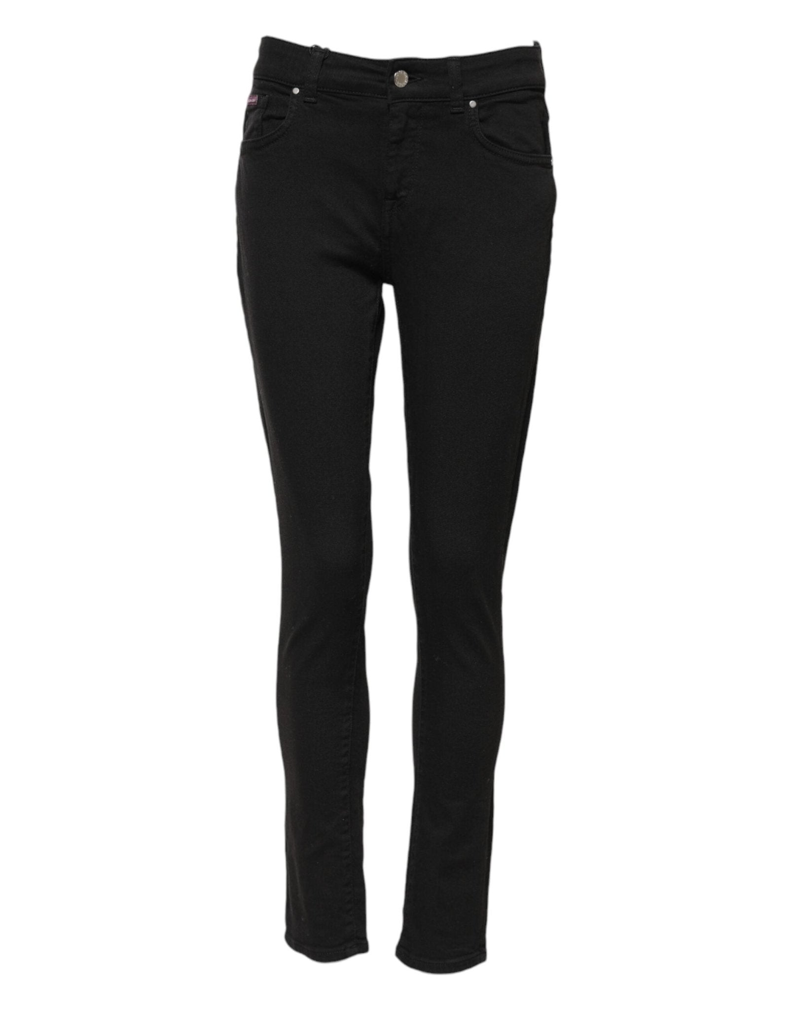 Dolce & Gabbana Black Cotton Skinny Mid Waist Denim Jeans – IT40|S par Dolce & Gabbana | Disponible sur Sandy Store ByNet