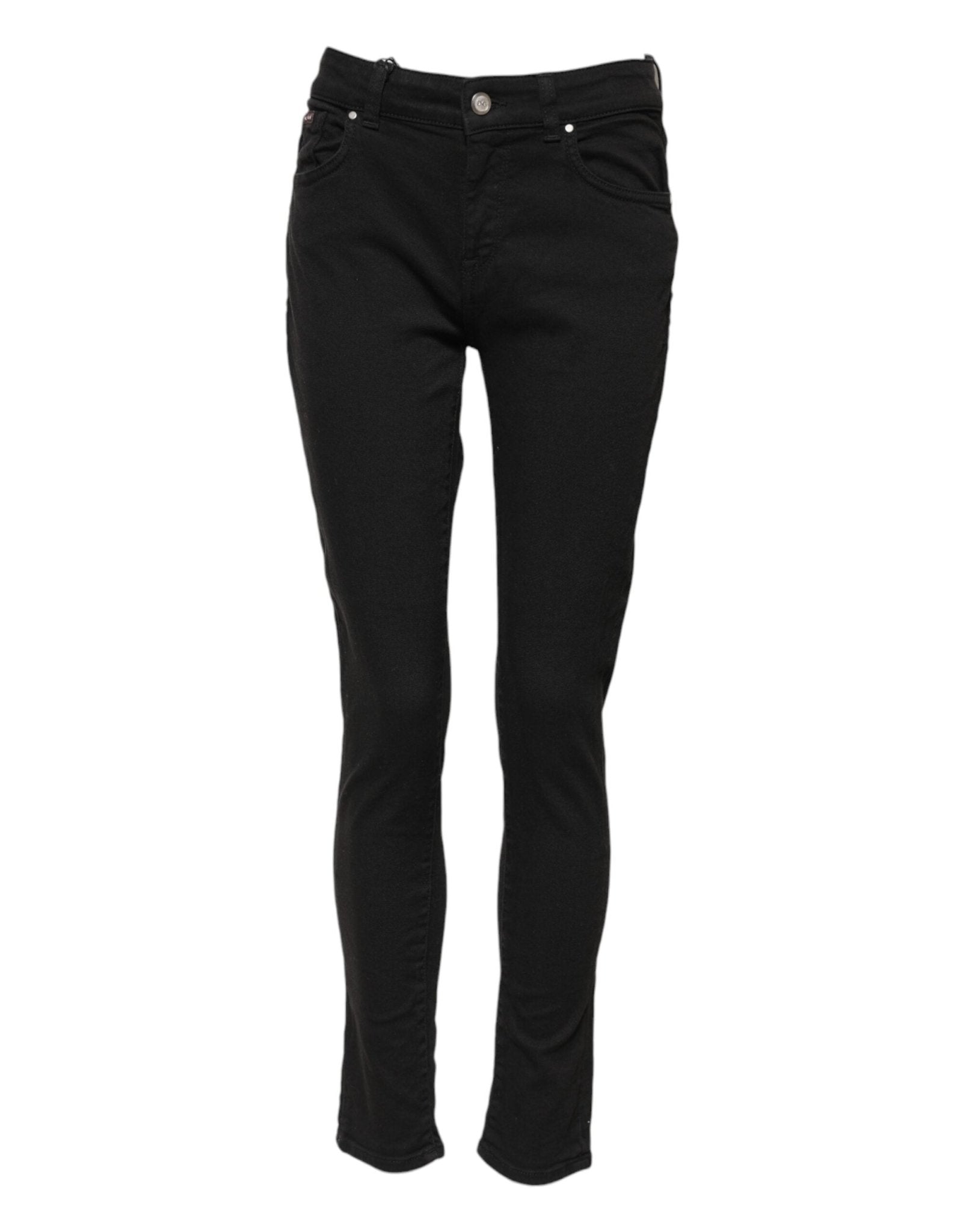 Dolce & Gabbana Black Cotton Skinny Mid Waist Denim Jeans – IT44 | L par Dolce & Gabbana | Disponible sur Sandy Store ByNet