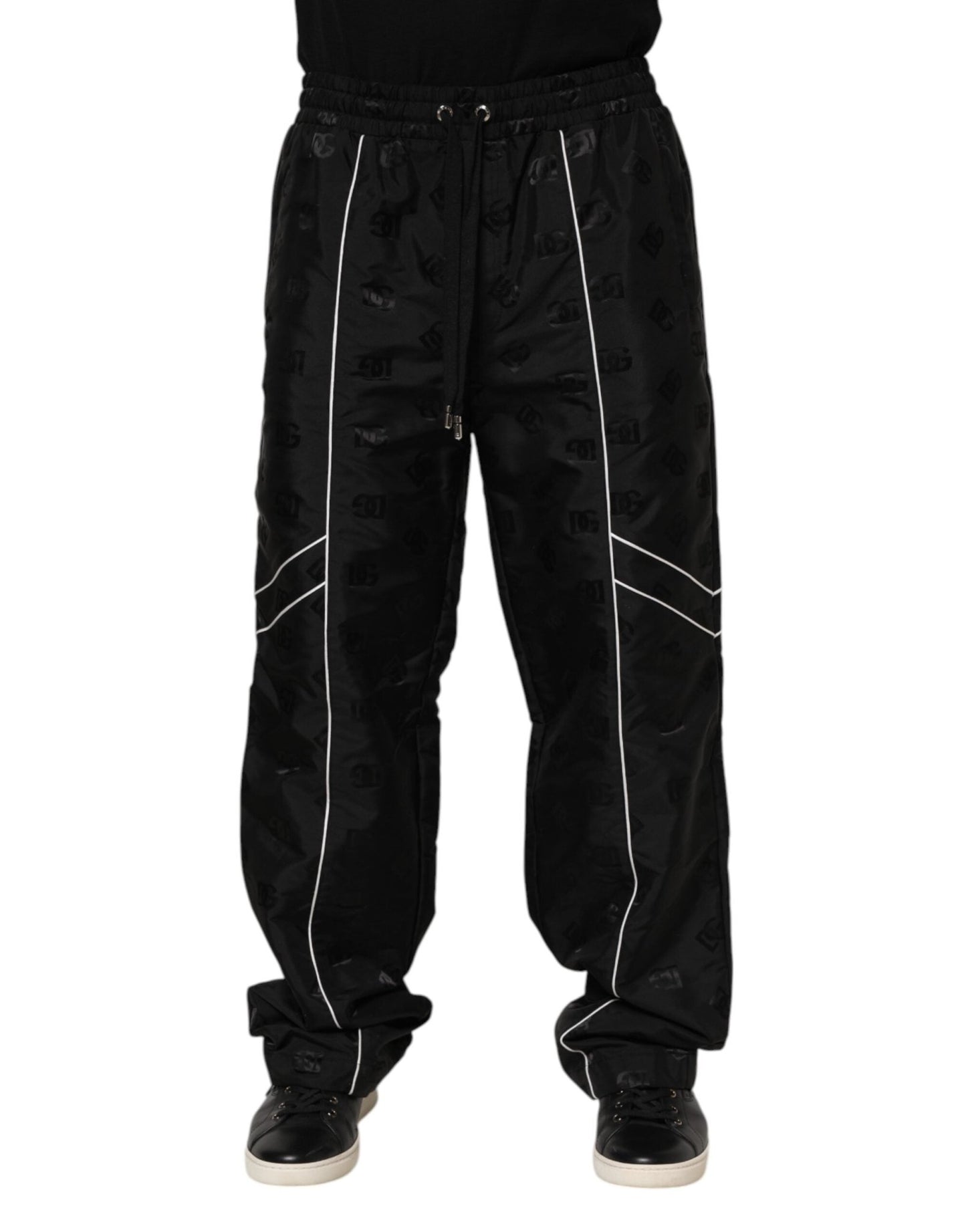 Dolce & Gabbana Black Cotton Straight Jogger Sweatpants Pants – IT48 | M par Dolce & Gabbana | Disponible sur Sandy Store ByNet