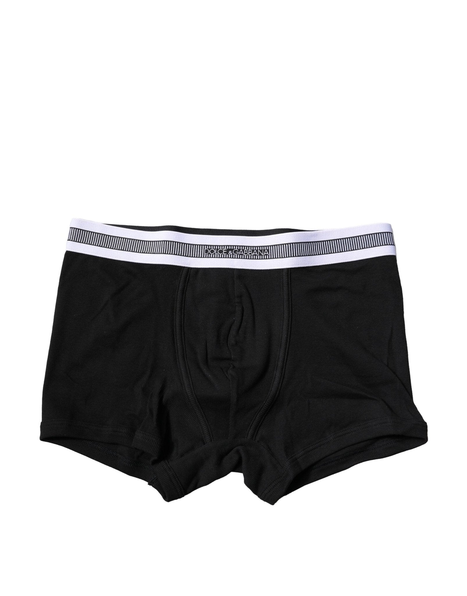 Dolce & Gabbana Black Cotton Stretch Regular Boxer Underwear – IT3 | XS par Dolce & Gabbana | Disponible sur Sandy Store ByNet