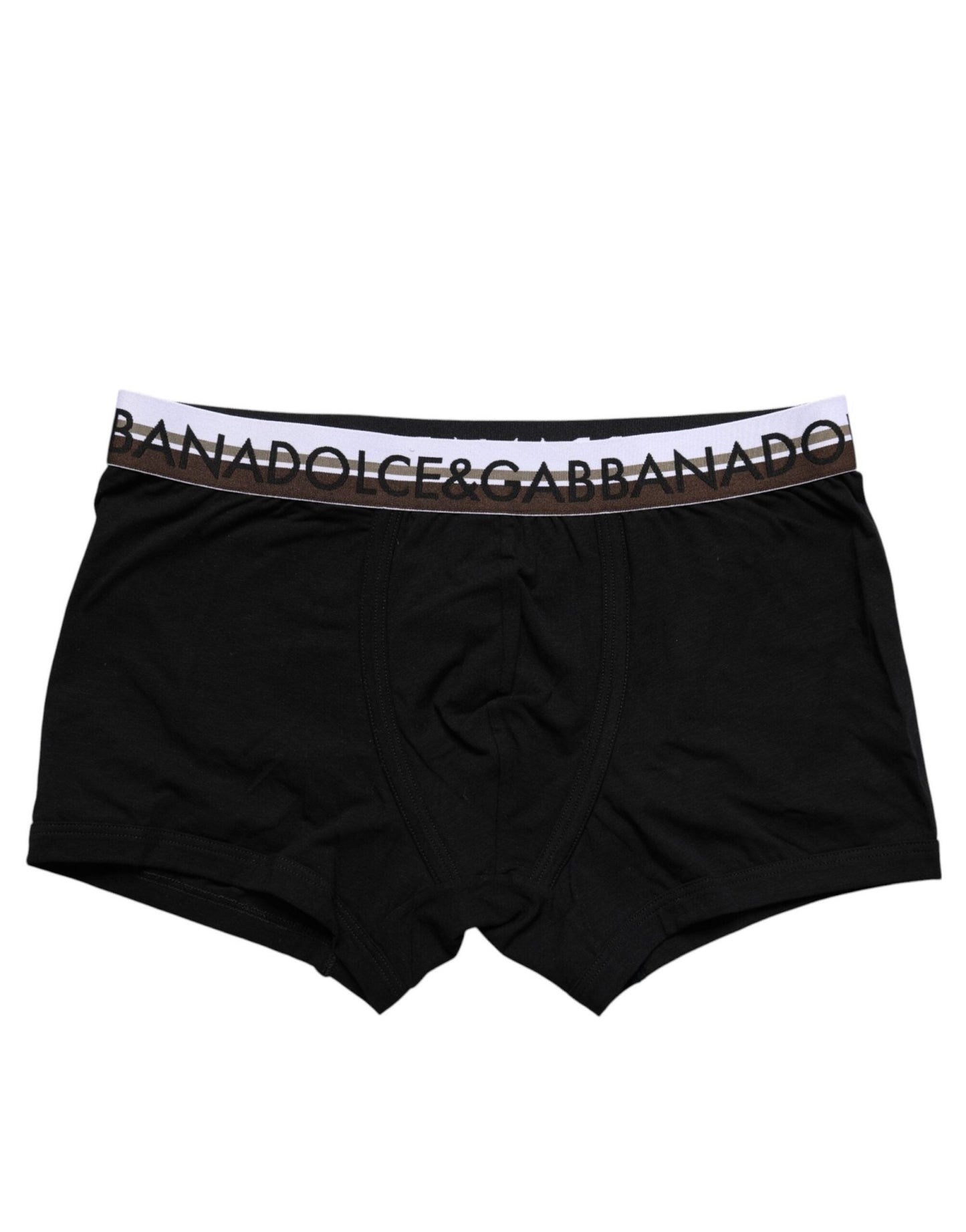 Dolce & Gabbana Black Cotton Stretch Regular Boxer Underwear – IT3 | XS par Dolce & Gabbana | Disponible sur Sandy Store ByNet